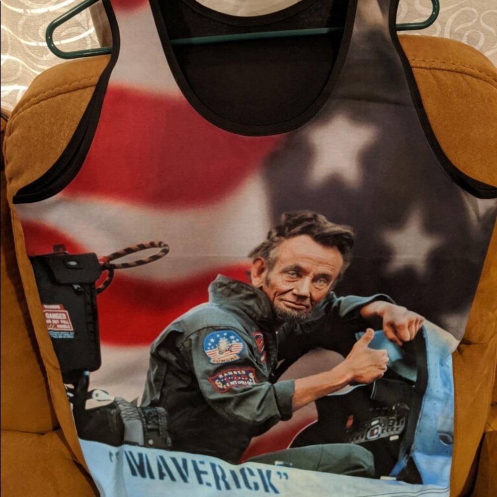 Awesome Abraham Lincoln Graphic Tank Top